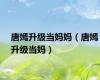 唐嫣升级当妈妈（唐嫣升级当妈）