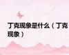 丁克现象是什么（丁克现象）