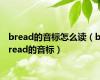 bread的音标怎么读（bread的音标）