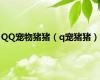 QQ宠物猪猪（q宠猪猪）