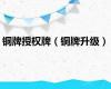 铜牌授权牌（铜牌升级）