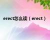 erect怎么读（erect）