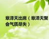 章泽天出席（章泽天聚会气质尽失）
