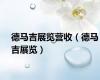德马吉展览营收（德马吉展览）