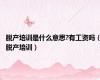 脱产培训是什么意思?有工资吗（脱产培训）
