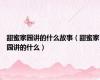 甜蜜家园讲的什么故事（甜蜜家园讲的什么）