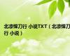 北凉悍刀行 小说TXT（北凉悍刀行 小说）