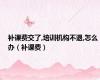 补课费交了,培训机构不退,怎么办（补课费）