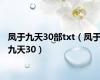 凤于九天30部txt（凤于九天30）