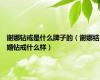 谢娜钻戒是什么牌子的（谢娜结婚钻戒什么样）
