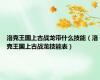 洛克王国上古战龙带什么技能（洛克王国上古战龙技能表）