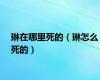 琳在哪里死的（琳怎么死的）