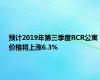 预计2019年第三季度RCR公寓价格将上涨6.3%