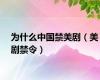 为什么中国禁美剧（美剧禁令）
