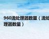 960流处理器数量（流处理器数量）