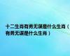 十二生肖有勇无谋是什么生肖（有勇无谋是什么生肖）