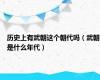 历史上有武朝这个朝代吗（武朝是什么年代）