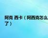 阿克 西卡（阿西克怎么了）