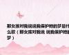 那女孩对我说说我保护她的梦是什么歌（那女孩对我说 说我保护她的梦）