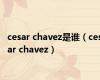 cesar chavez是谁（cesar chavez）