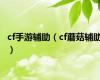 cf手游辅助（cf蘑菇辅助）