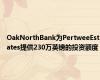 OakNorthBank为PertweeEstates提供230万英镑的投资额度
