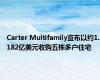 Carter Multifamily宣布以约1.182亿美元收购五栋多户住宅