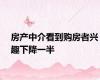 房产中介看到购房者兴趣下降一半