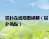 猫扑在线观看视频（猫扑贴贴）