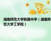 湖南师范大学附属中学（湖南师范大学工学院）