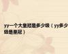 yy一个大皇冠是多少级（yy多少级是皇冠）