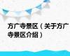 方广寺景区（关于方广寺景区介绍）