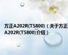 方正A202R(T5800)（关于方正A202R(T5800)介绍）