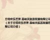 方特欢乐世界 嘉峪关旅游发展有限公司（关于方特欢乐世界 嘉峪关旅游发展有限公司介绍）