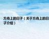 方舟上的日子（关于方舟上的日子介绍）