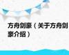 方舟剑豪（关于方舟剑豪介绍）