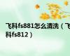 飞科fs881怎么清洗（飞科fs812）