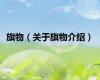 旗物（关于旗物介绍）