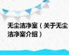 无尘洁净室（关于无尘洁净室介绍）