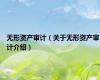 无形资产审计（关于无形资产审计介绍）