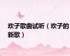 欢子歌曲试听（欢子的新歌）