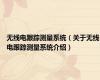 无线电跟踪测量系统（关于无线电跟踪测量系统介绍）