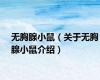 无胸腺小鼠（关于无胸腺小鼠介绍）