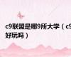 c9联盟是哪9所大学（c9好玩吗）
