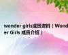 wonder girls成员资料（Wonder Girls 成员介绍）