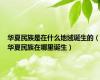华夏民族是在什么地域诞生的（华夏民族在哪里诞生）