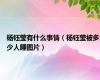 杨钰莹有什么事情（杨钰莹被多少人睡图片）