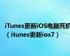 iTunes更新iOS电脑死机（itunes更新ios7）
