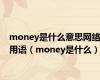 money是什么意思网络用语（money是什么）