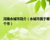 河南永城市简介（永城市属于哪个市）